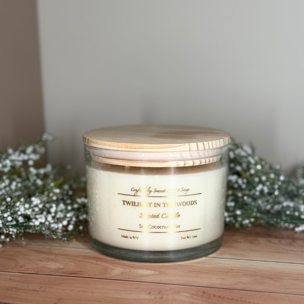 Twilight in the Woods Soy & Coconut Wax Candle - 3 Wicks, 12 oz