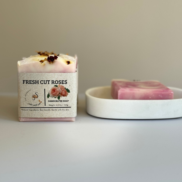Fresh Cut Roses Cold Process Soap