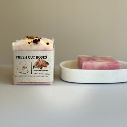 Fresh Cut Roses Cold Process Soap
