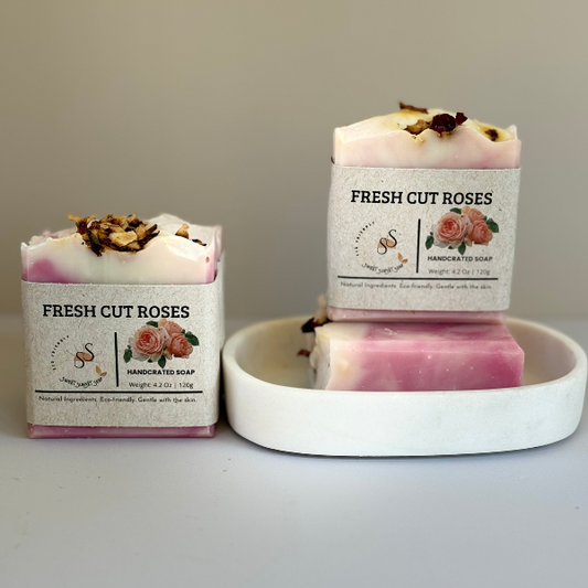 Fresh Cut Roses Cold Process Soap