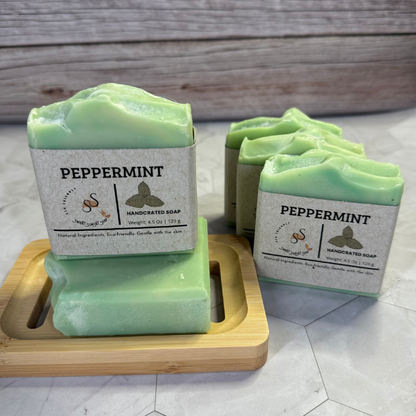 Peppermint Cold Process Soap