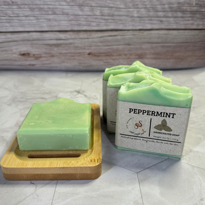 Peppermint Cold Process Soap