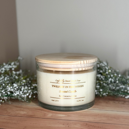 Twilight in the Woods Soy & Coconut Wax Candle - 3 Wicks, 12 oz