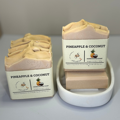 Pineapple & Coconut Cold Process Soap